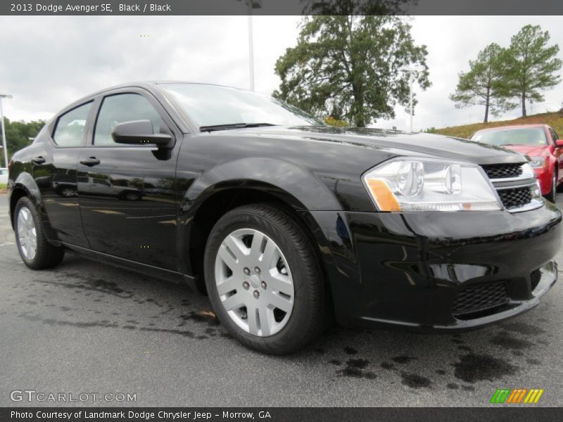 Black / Black 2013 Dodge Avenger SE