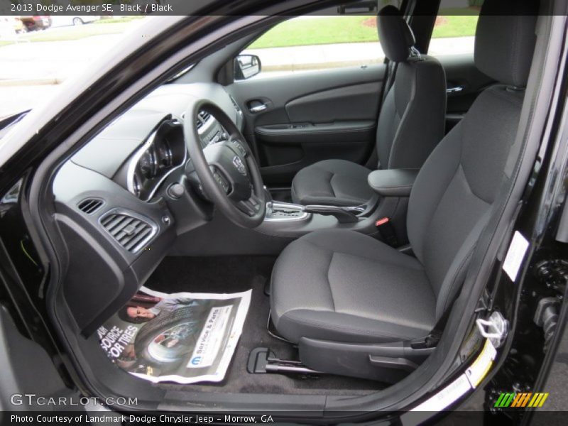 Black / Black 2013 Dodge Avenger SE