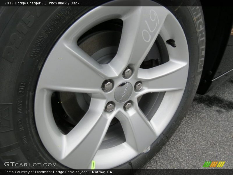 Pitch Black / Black 2013 Dodge Charger SE