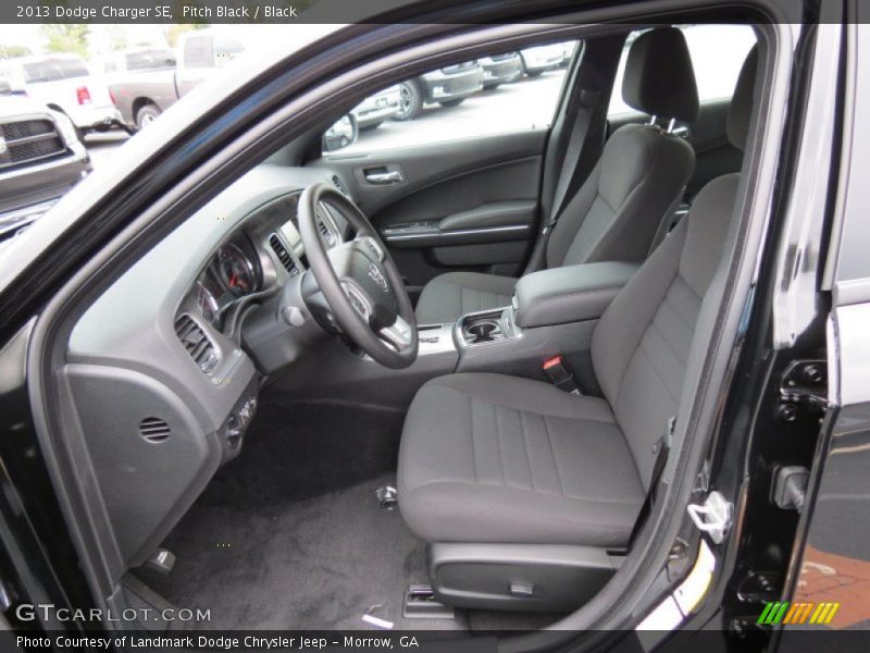 Pitch Black / Black 2013 Dodge Charger SE