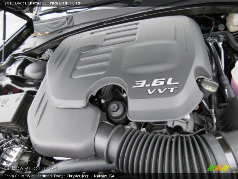Pitch Black / Black 2013 Dodge Charger SE