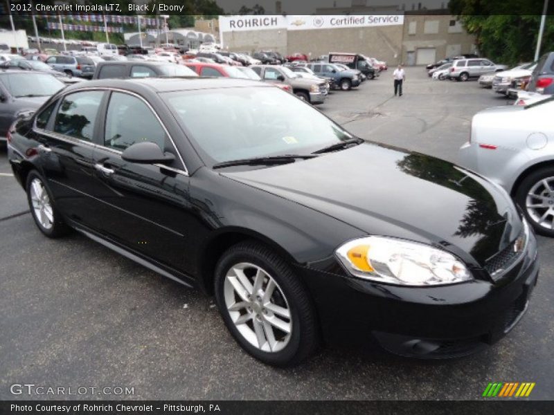 Black / Ebony 2012 Chevrolet Impala LTZ