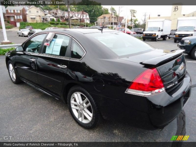 Black / Ebony 2012 Chevrolet Impala LTZ