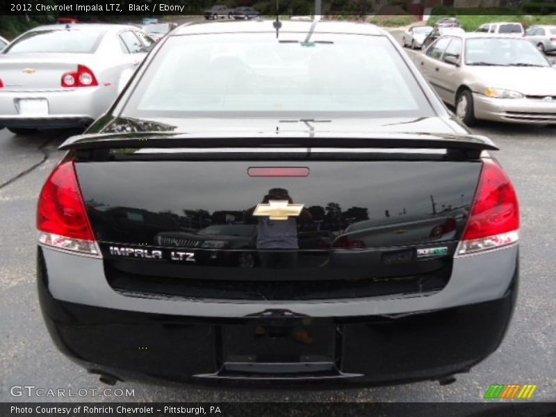 Black / Ebony 2012 Chevrolet Impala LTZ