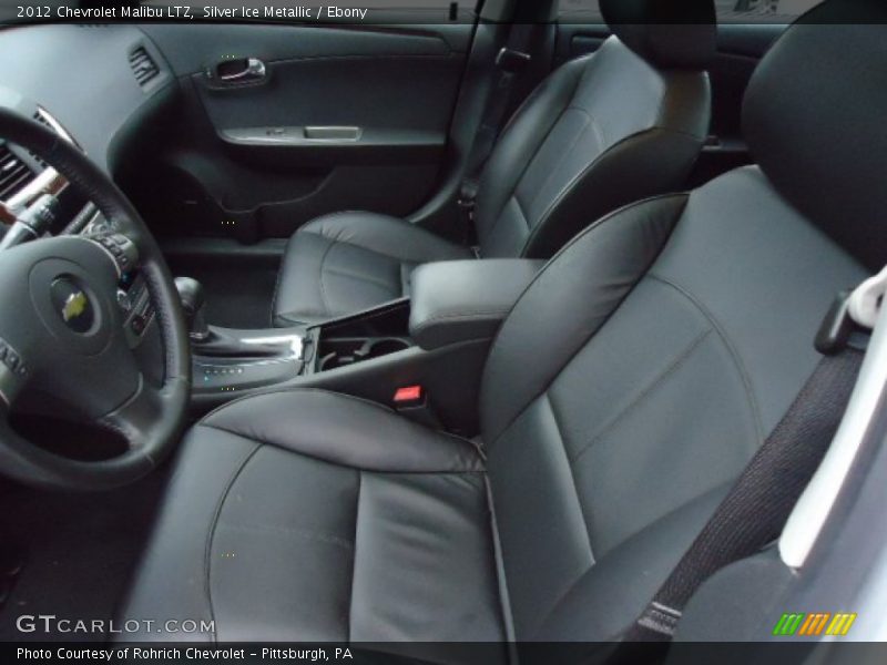 Silver Ice Metallic / Ebony 2012 Chevrolet Malibu LTZ