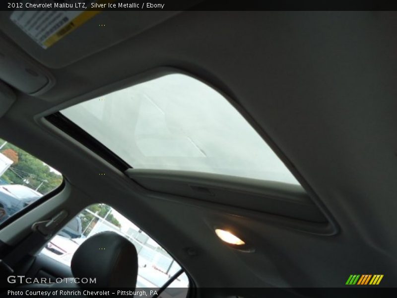 Silver Ice Metallic / Ebony 2012 Chevrolet Malibu LTZ