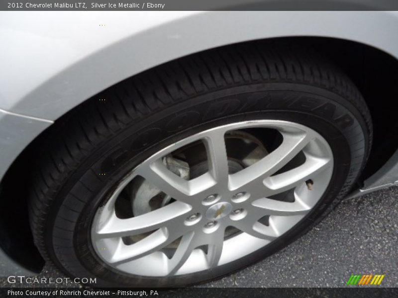 Silver Ice Metallic / Ebony 2012 Chevrolet Malibu LTZ