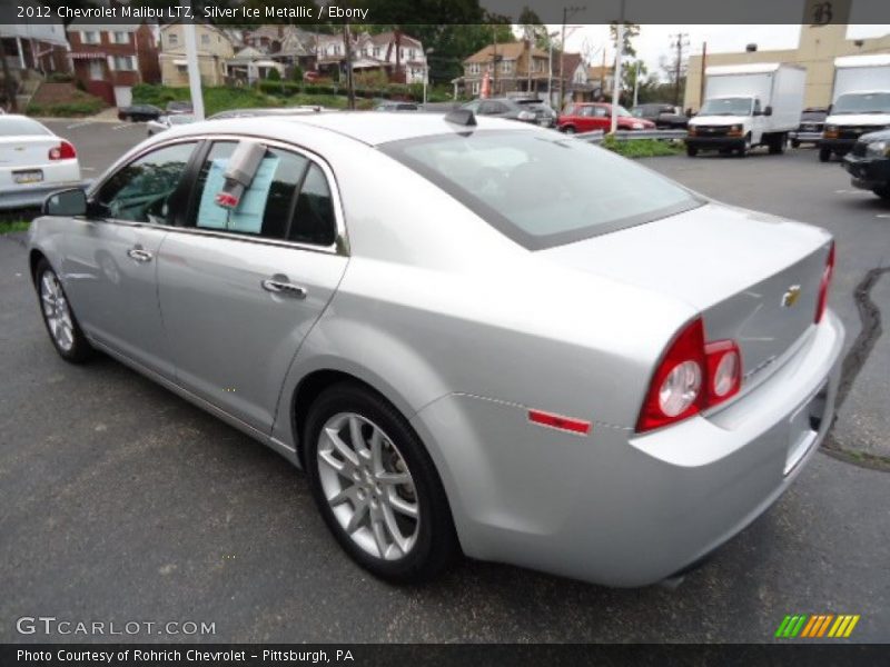 Silver Ice Metallic / Ebony 2012 Chevrolet Malibu LTZ