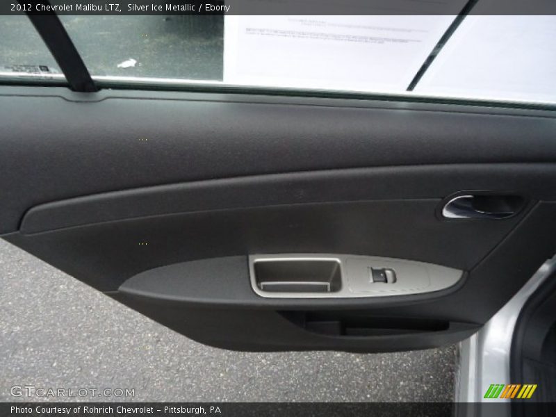 Silver Ice Metallic / Ebony 2012 Chevrolet Malibu LTZ