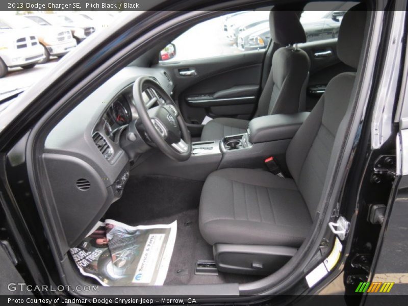 Pitch Black / Black 2013 Dodge Charger SE