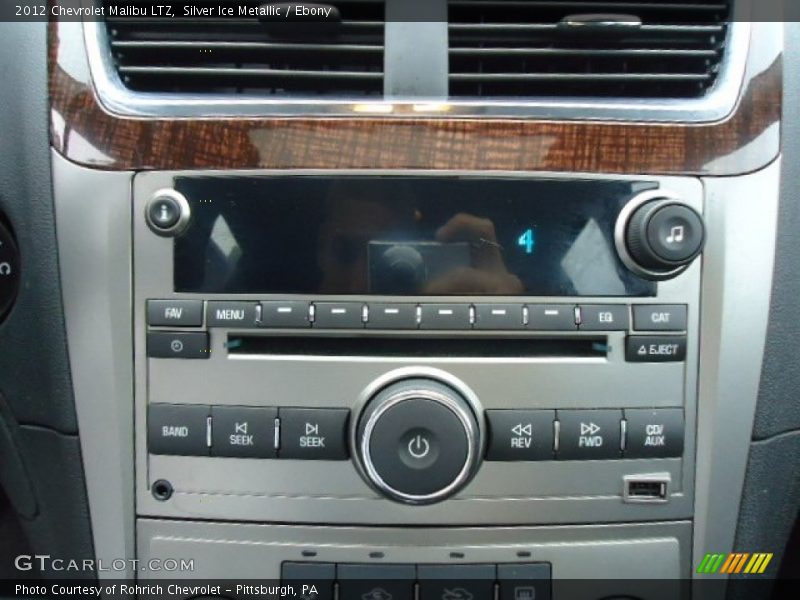 Silver Ice Metallic / Ebony 2012 Chevrolet Malibu LTZ