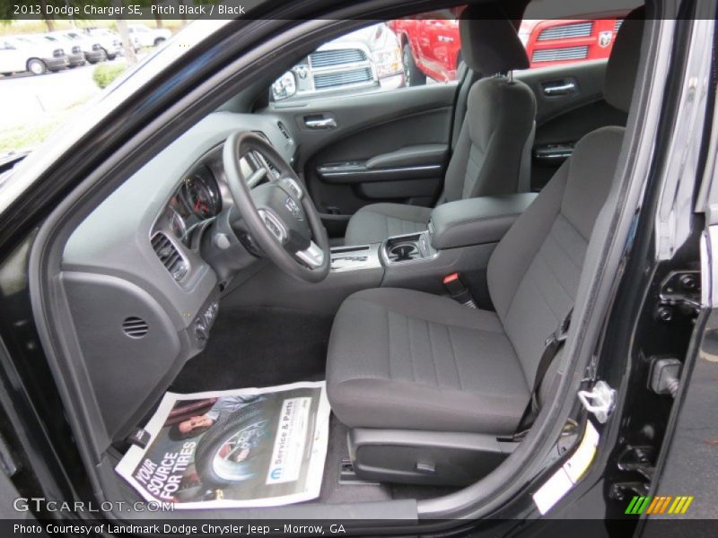 Pitch Black / Black 2013 Dodge Charger SE