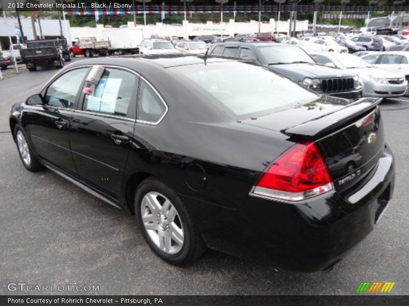 Black / Ebony 2012 Chevrolet Impala LT