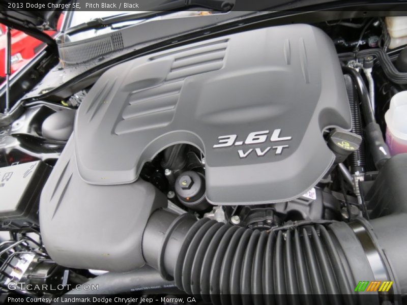 Pitch Black / Black 2013 Dodge Charger SE