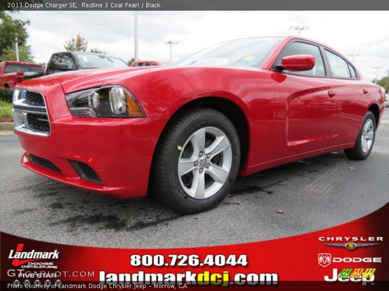 Redline 3 Coat Pearl / Black 2013 Dodge Charger SE