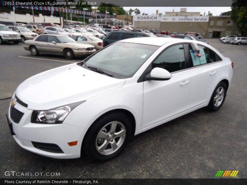 Summit White / Jet Black 2012 Chevrolet Cruze LT