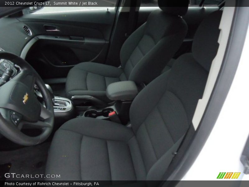 Summit White / Jet Black 2012 Chevrolet Cruze LT