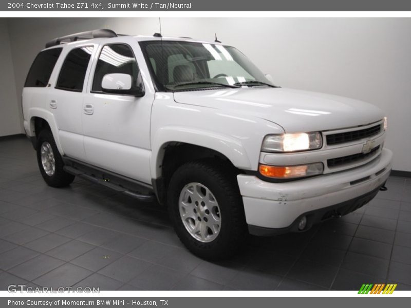 Summit White / Tan/Neutral 2004 Chevrolet Tahoe Z71 4x4