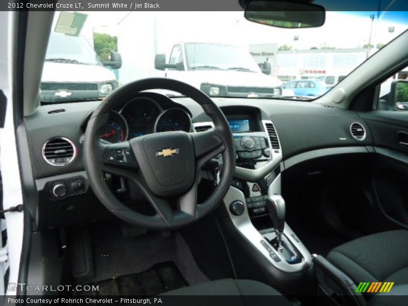 Summit White / Jet Black 2012 Chevrolet Cruze LT