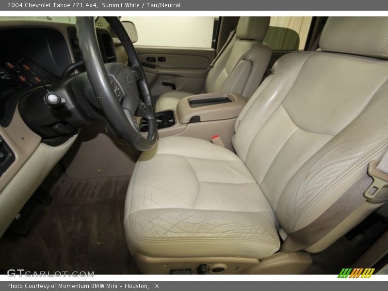 Summit White / Tan/Neutral 2004 Chevrolet Tahoe Z71 4x4