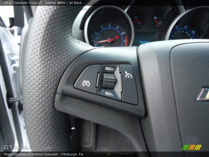 Summit White / Jet Black 2012 Chevrolet Cruze LT