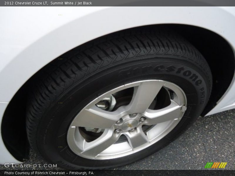 Summit White / Jet Black 2012 Chevrolet Cruze LT