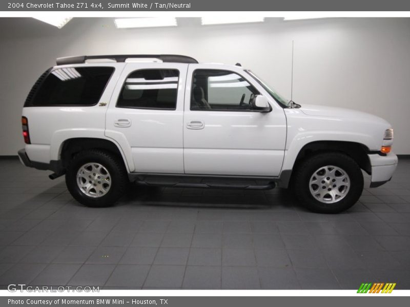 Summit White / Tan/Neutral 2004 Chevrolet Tahoe Z71 4x4