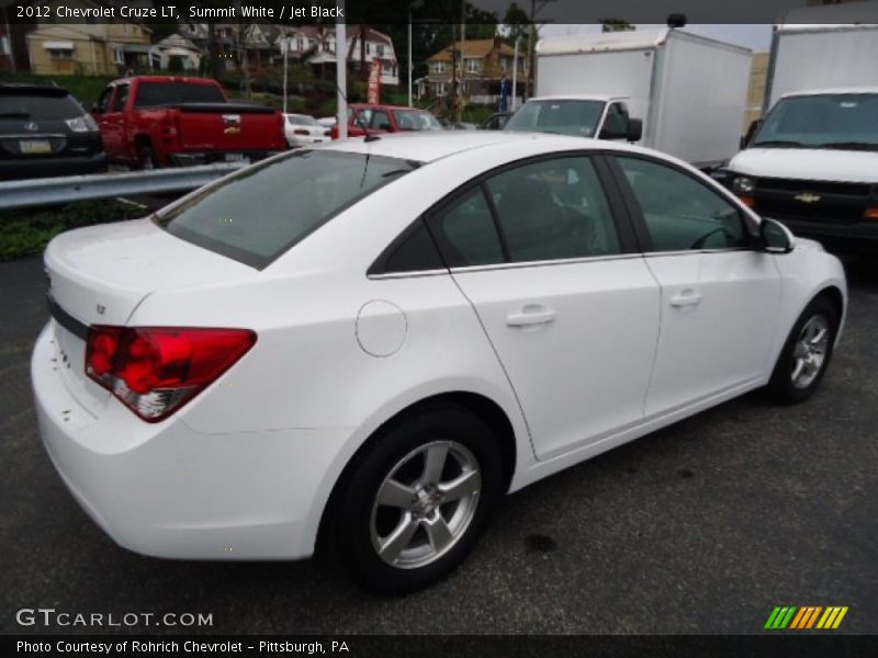 Summit White / Jet Black 2012 Chevrolet Cruze LT
