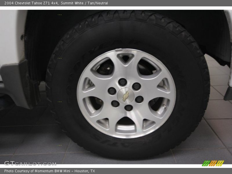 Summit White / Tan/Neutral 2004 Chevrolet Tahoe Z71 4x4