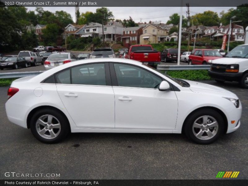 Summit White / Jet Black 2012 Chevrolet Cruze LT