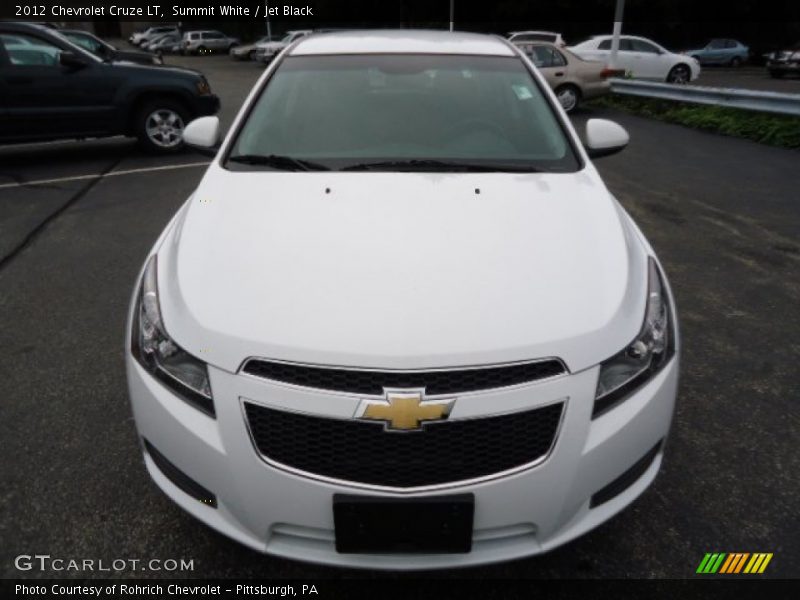 Summit White / Jet Black 2012 Chevrolet Cruze LT