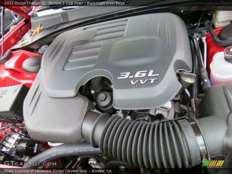 Redline 3 Coat Pearl / Black/Light Frost Beige 2013 Dodge Charger SE