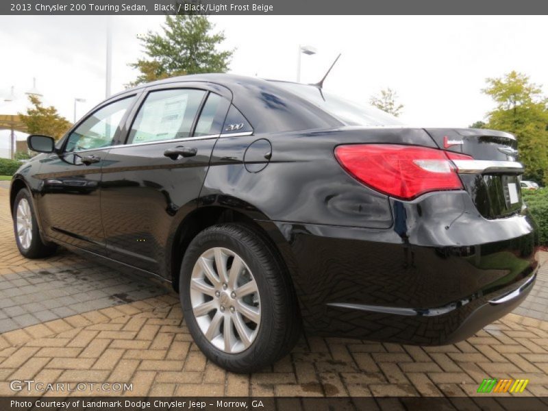 Black / Black/Light Frost Beige 2013 Chrysler 200 Touring Sedan