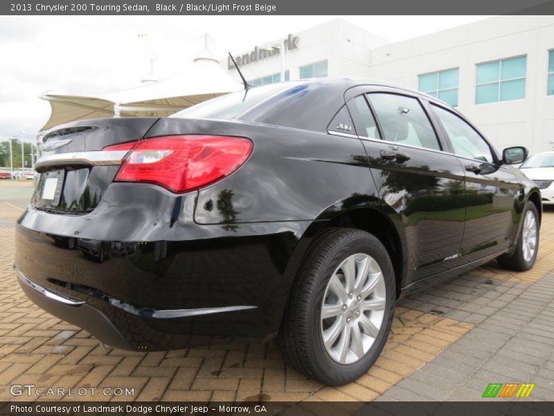 Black / Black/Light Frost Beige 2013 Chrysler 200 Touring Sedan