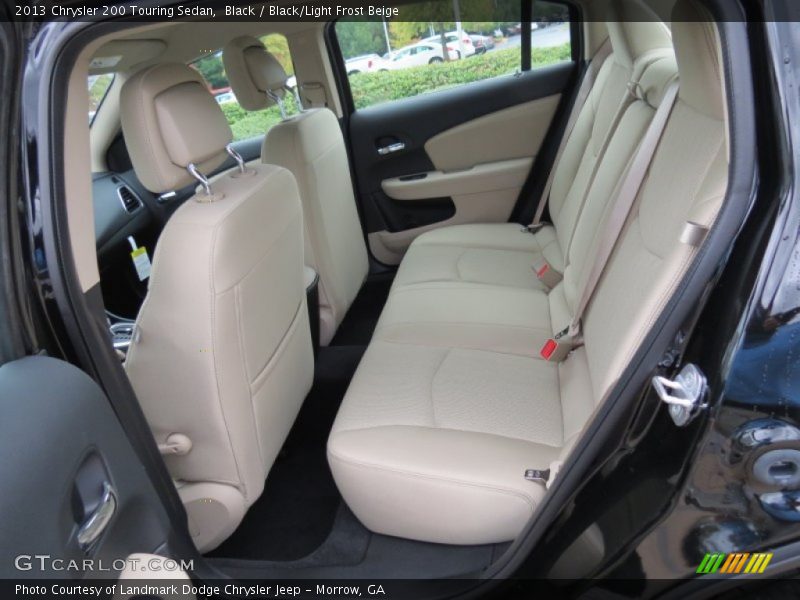Black / Black/Light Frost Beige 2013 Chrysler 200 Touring Sedan