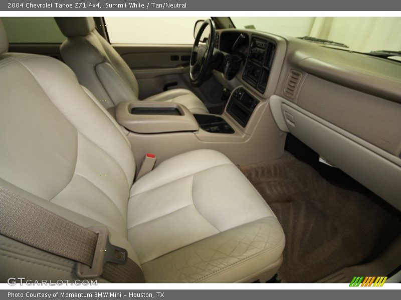 Summit White / Tan/Neutral 2004 Chevrolet Tahoe Z71 4x4