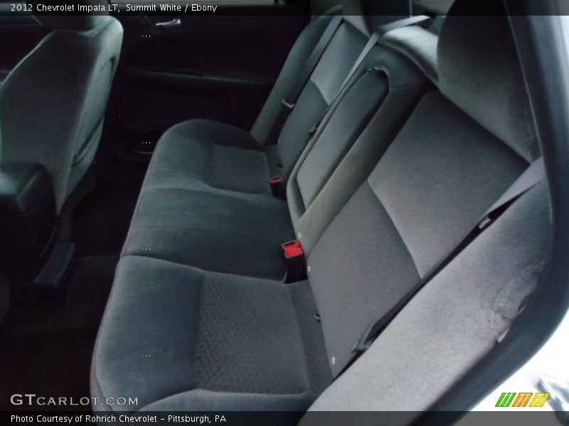 Summit White / Ebony 2012 Chevrolet Impala LT
