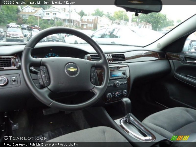 Summit White / Ebony 2012 Chevrolet Impala LT