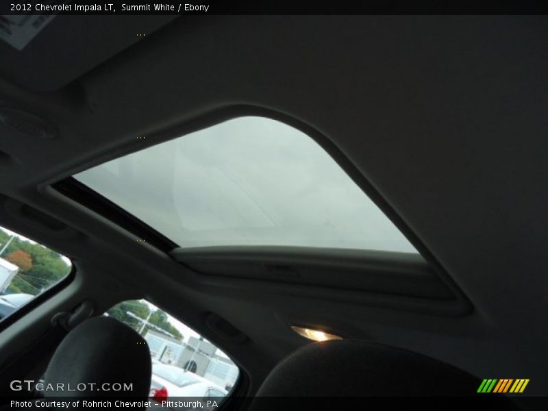 Summit White / Ebony 2012 Chevrolet Impala LT