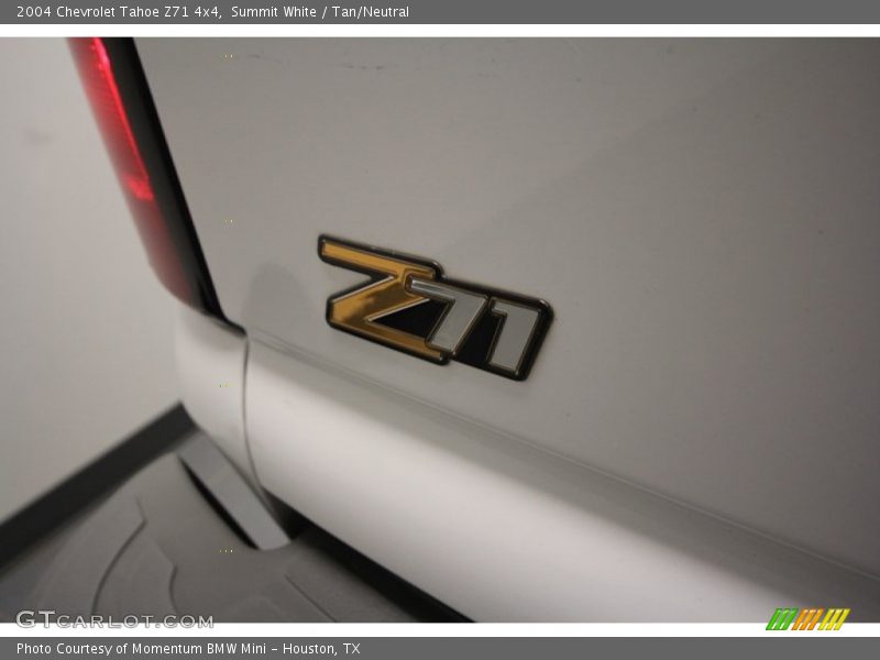 Summit White / Tan/Neutral 2004 Chevrolet Tahoe Z71 4x4