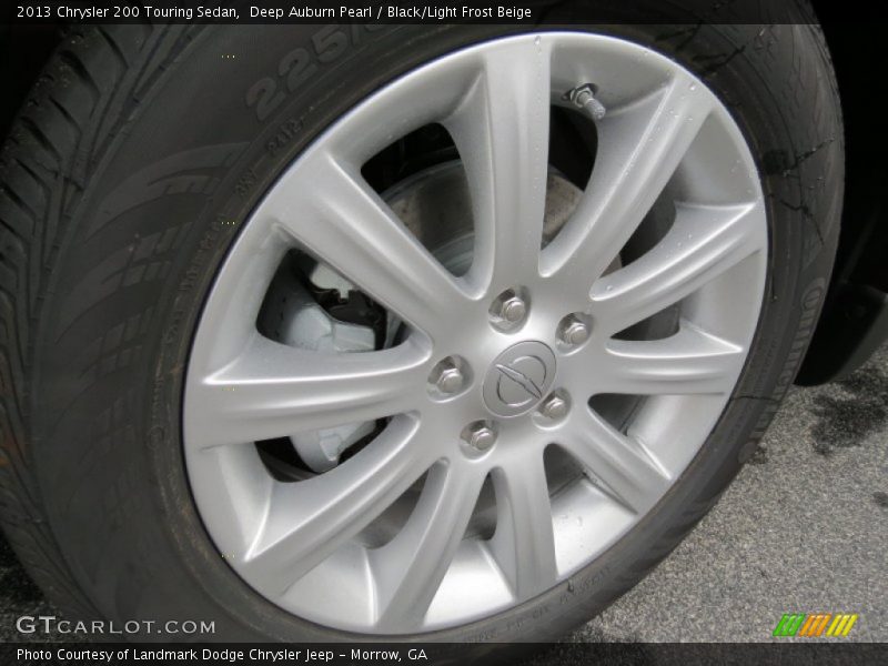 Deep Auburn Pearl / Black/Light Frost Beige 2013 Chrysler 200 Touring Sedan