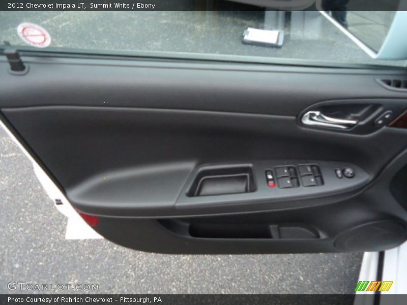 Summit White / Ebony 2012 Chevrolet Impala LT