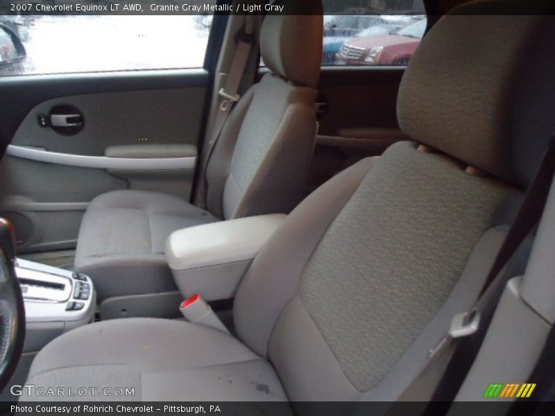 Granite Gray Metallic / Light Gray 2007 Chevrolet Equinox LT AWD