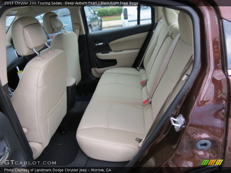 Deep Auburn Pearl / Black/Light Frost Beige 2013 Chrysler 200 Touring Sedan