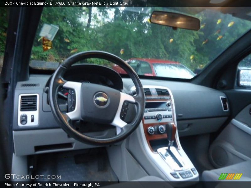 Granite Gray Metallic / Light Gray 2007 Chevrolet Equinox LT AWD