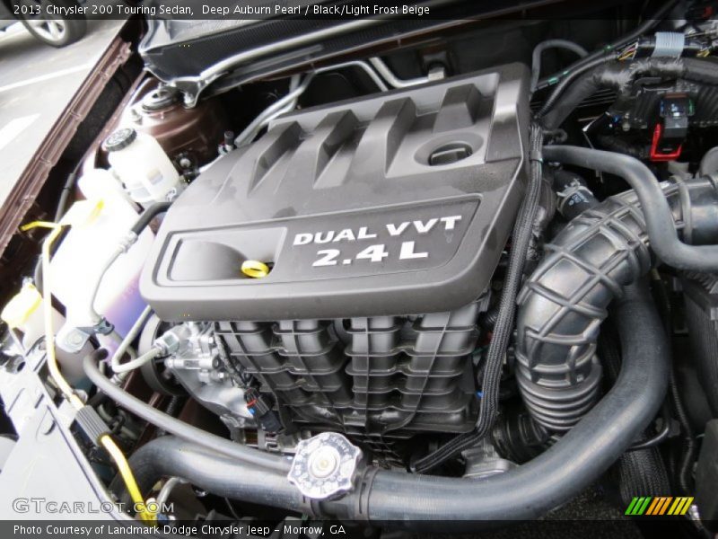 Deep Auburn Pearl / Black/Light Frost Beige 2013 Chrysler 200 Touring Sedan