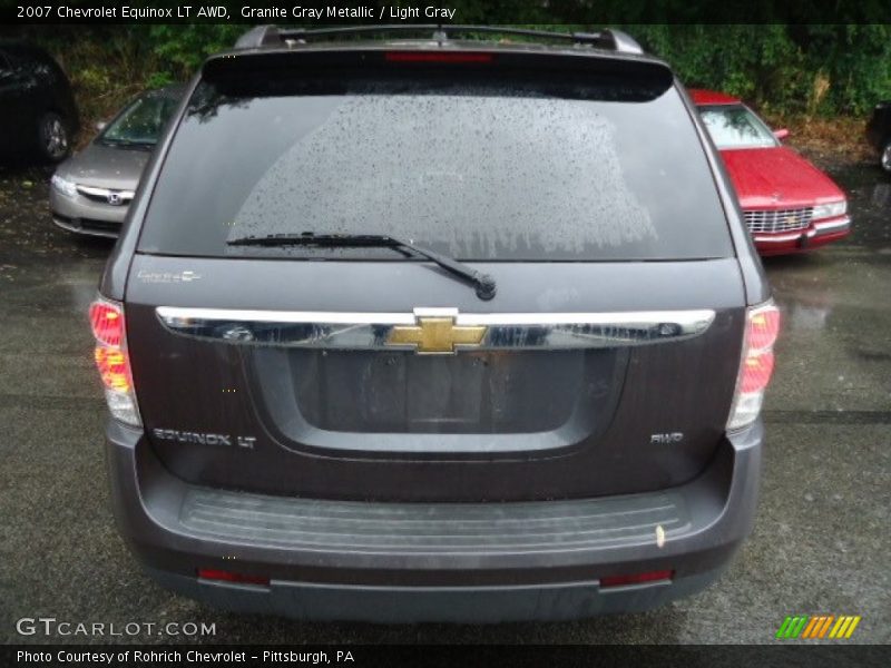 Granite Gray Metallic / Light Gray 2007 Chevrolet Equinox LT AWD