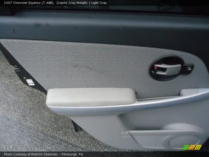 Granite Gray Metallic / Light Gray 2007 Chevrolet Equinox LT AWD