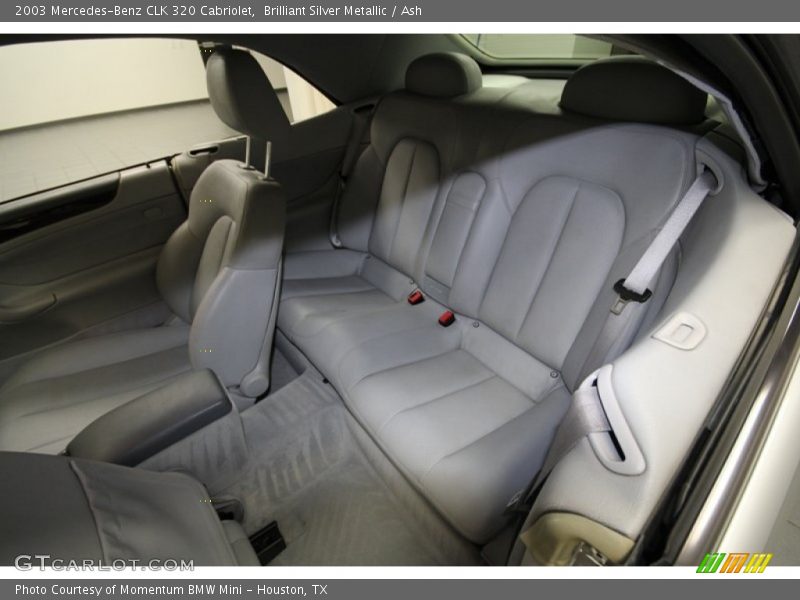 Brilliant Silver Metallic / Ash 2003 Mercedes-Benz CLK 320 Cabriolet