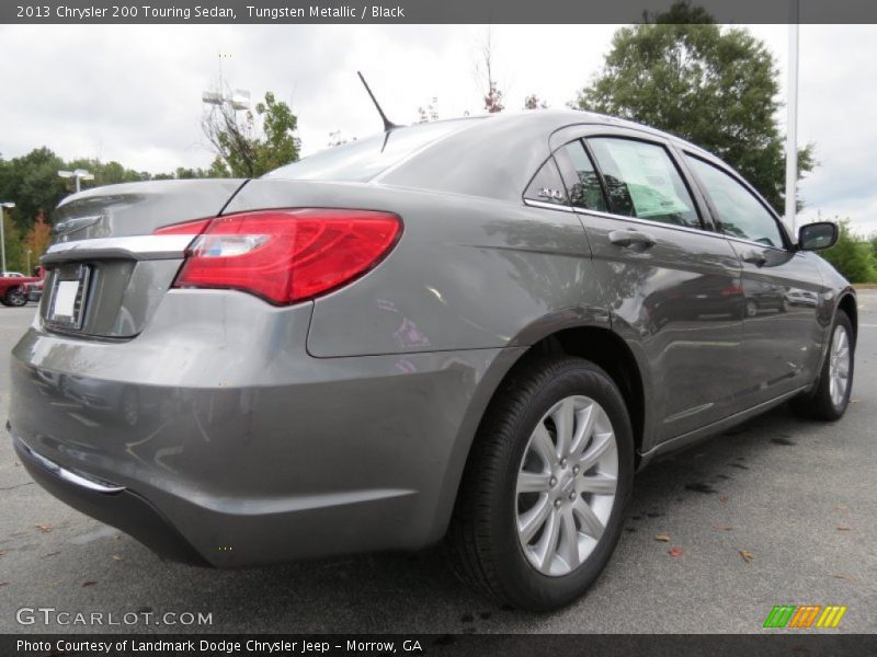 Tungsten Metallic / Black 2013 Chrysler 200 Touring Sedan
